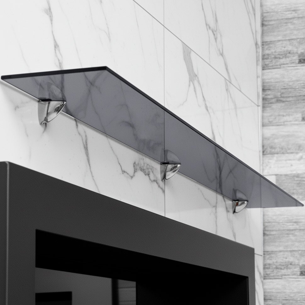 Стеклянная полка для биокамина Gray 900 Стеклянная полка для биокамина Gray 900