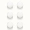 Декоративные керамические камни SteelHeat белые M 6 шт фото 3